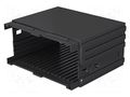 Enclosure: enclosure base; X: 48mm; Y: 96mm; Z: 57mm; PPO; black ITALTRONIC IT-P113501057