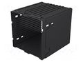 Enclosure: enclosure base; X: 96mm; Y: 96mm; Z: 75mm; PPO; black ITALTRONIC IT-P115501075