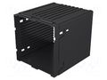 Enclosure: enclosure base; X: 96mm; Y: 96mm; Z: 75mm; PPO; black ITALTRONIC IT-P115501075