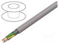 Wire; UNITRONIC® PUR CP; shielded,tinned copper braid; PUR LAPP UTR-CP-5X0.34