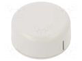 Enclosure: for alarms; Z: 20.3mm; ABS; grey; 1551SNAP; Ø: 45mm; IP30 HAMMOND HM-1551SNAP11GY