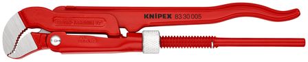 KNIPEX 83 30 005 Pipe Wrench S-Type red powder-coated 245 mm 83 30 005 4003773025221