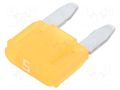 Fuse: fuse; 5A; 58VDC; automotive; 11.2mm; tin alloy ESKA 341124-58V