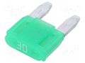 Fuse: fuse; 30A; 58VDC; automotive; 11.2mm; tin alloy ESKA 341133-58V