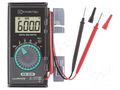 Digital multimeter; LCD; VDC: 600mV,6V,60V,600V; VAC: 6V,60V,600V KYORITSU KEW1019R