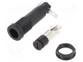Fuse holder; 5x20mm; 20A; on panel; black; 345; 250VAC; UL94V-0 LITTELFUSE 03455LS1H