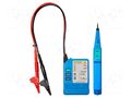 Tester: wire localizer; headphone jack,crocodile clip; EasyTest GOSSEN METRAWATT GM-D150C