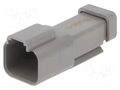 Connector: wire-wire; terminals, size 16; plug; male; PX0; PIN: 2 BULGIN PX0106P02GY