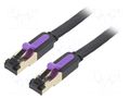 Patch cord; RJ45 plug,both sides; U/FTP; 7; stranded; Cu; PVC; 3m VENTION ICABI