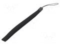 Hand strap; W: 8mm; L: 140mm; black TAKACHI TKC-STPS-140B