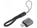 Adapter; USB 3.0; USB A socket,USB C plug; nickel plated VENTION CDQH0