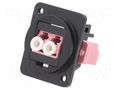 Connector: fiber optic; coupler; single mode duplex (SM); metal CLIFF CP30247M3B