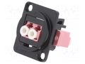 Connector: fiber optic; coupler; single mode duplex (SM); metal CLIFF CP30247MB