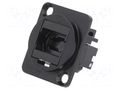 Connector: fiber optic; coupler; MTP,both sides; metal; FT CLIFF CP30245MB