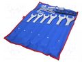 Wrench-set; combination spanner; 6pcs. KING TONY KT-1296MRN