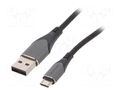 Cable; USB 2.0; USB A plug,USB B micro plug; nickel plated; 0.5m VENTION COAHD