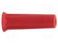 Connector: 4mm banana; socket; 36A; red; nickel plated; soldered DONAU ELEKTRONIK D-3010