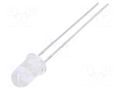 LED; white cold; 5mm; 11250÷18000mcd; 20°; Front: convex EVERLIGHT 334-15/F1C2-1VWA