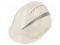 Protective helmet; vented,with reflector; Size: 53÷62mm; white 3M 3M-7100103587