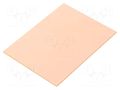 Laminate; hard paper; 1.6mm; L: 75mm; W: 100mm; Coating: copper RADEMACHER RAD-620-2