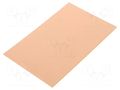 Laminate; hard paper; 1.6mm; L: 100mm; W: 160mm; Coating: copper RADEMACHER RAD-620-4