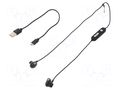 Wireless headphones with microphone; black; USB; earphones; 10m LOGILINK BT0056