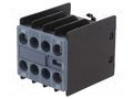 Auxiliary contacts; Size: S0,S00,S2; Leads: screw terminals SIEMENS 3RH2911-1NF11