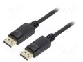 Cable; DisplayPort plug,both sides; 1m; black; DisplayPort 1.2 LOGILINK CD0100