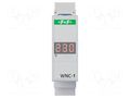 Voltmeter; digital,mounting; 80÷500V; for DIN rail mounting; LED F&F WNC-1