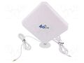 Antenna; LTE; 20dBi; for wall mounting; 50Ω; -40÷85°C; CRC9 SR PASSIVES 4G-ANT-PNL01-CRC9