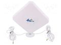 Antenna; LTE; 20dBi; for wall mounting; 50Ω; -40÷85°C; TS9 SR PASSIVES 4G-ANT-PNL01-TS9