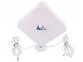 Antenna; LTE; 20dBi; for wall mounting; 50Ω; -40÷85°C; TS9 SR PASSIVES 4G-ANT-PNL01-TS9