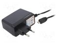 Power supply: switching; mains,plug-in; 5VDC; 3A; 15W; 34x72x88mm AIMTEC AMA24EU1-050300Y