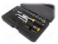 Wrench-set; socket spanner; Mounting: 1/4"; 36pcs. C.K CK-T4660