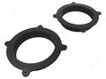 Spacer ring; MDF; 200mm; Mazda; impregnated; 2pcs. BASSER D.MDF.MAZDA03