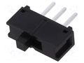 Switch: slide; Pos: 2; SPDT; 0.2A/30VDC; ON-ON; THT; Leads: for PCB E-SWITCH EG1218