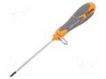 Screwdriver; slot; for working at height; 3,0x0,5mm BETA BE1290HS/3X100