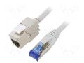 Extender Ethernet; S/FTP; Cat: 6a; RJ45 socket,RJ45 plug; Cu; 5m LOGILINK CC5072S