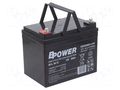 Re-battery: acid-lead; 12V; 36Ah; AGM; maintenance-free; BCL BPOWER ACCU-BCL36-12/BP