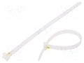 Cable tie; L: 210mm; W: 8mm; natural; polyamide; 785N; Ømax: 47mm HELLERMANNTYTON KR8/21-PA66-NA