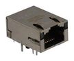 RJ45 JACK, R/A, 8P8C, 1PORT, SHLD L829-1X1T-91