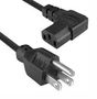 POWER CORD, NEMA 5-15P-R/A IEC C13, 79" 313010-01