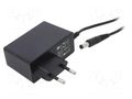 Power supply: switching; mains,plug-in; 12VDC; 2A; 24W; 86.2%; POSC POS POSC12200A-25