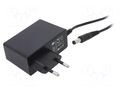Power supply: switching; mains,plug-in; 12VDC; 2A; 24W; 86.2%; POSC POS POSC12200A-25