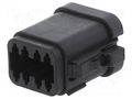 Connector: wire-wire; terminals, size 16; plug; female; PX0; PIN: 8 BULGIN PX0105S08ABK