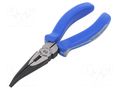 Pliers; curved,universal; two-component handle grips; 163mm KING TONY KT-6331-06