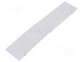 Stopper; UL94V-0; grey; ABS KRADEX ZDFJ1012-ABS-V0