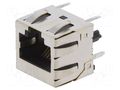 Connector: RJ45; socket; PIN: 8; gold-plated; 8p8c; on PCBs; THT PHOENIX CONTACT CUCINDJ1STSR4LSPG
