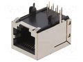 Connector: RJ45; socket; PIN: 8; gold-plated; 8p8c; on PCBs; THT PHOENIX CONTACT CUCSPJ1STAR4LB