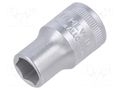 Socket; 6-angles,socket spanner; HEX 12mm; 1/2"; short STAHLWILLE ST-3030012